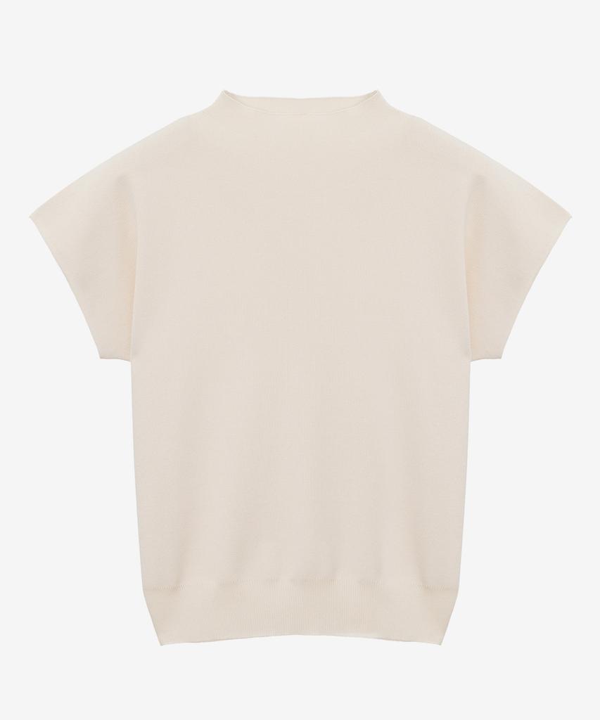 MIND BRIDGE WOMEN [W] Cap Sleeve Mock Neck Knit - 6 Colors