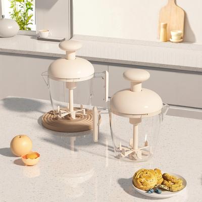 Large Capacity Multifunctional Egg Beater and Blender with Press-Type Foaming Whisk for Baking