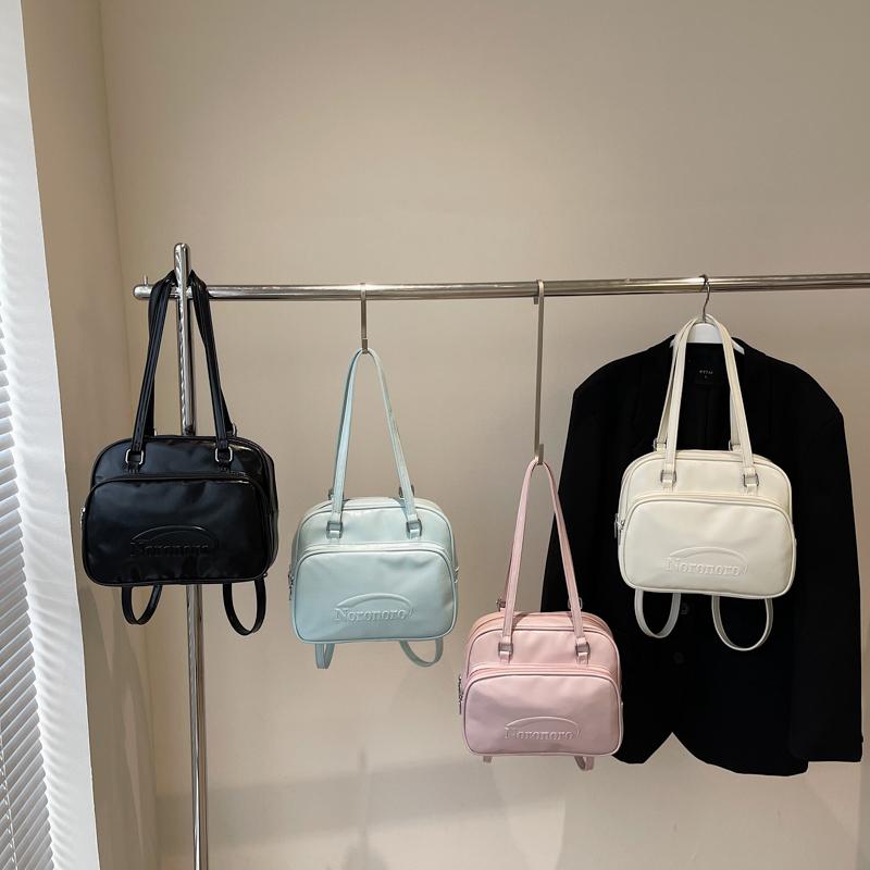 Women's College Backpack PU Multifunctional Shoulder Bag