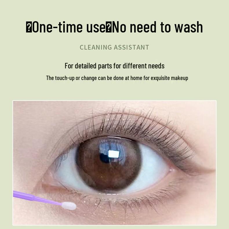 Eyelash Extension & Makeup Remover Cotton Swabs - Beauty Tool for Cleaning & Tattooing