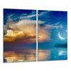 GLASS CUTTING BOARD 2x 30x52 LANDSCAPE