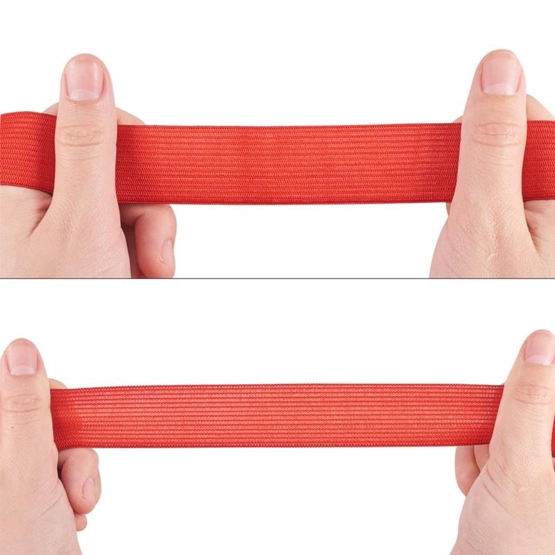20 Pieces Elastic Sewing Bands 25mm Wide Ideal For DIY Crafting And Garment Accessories