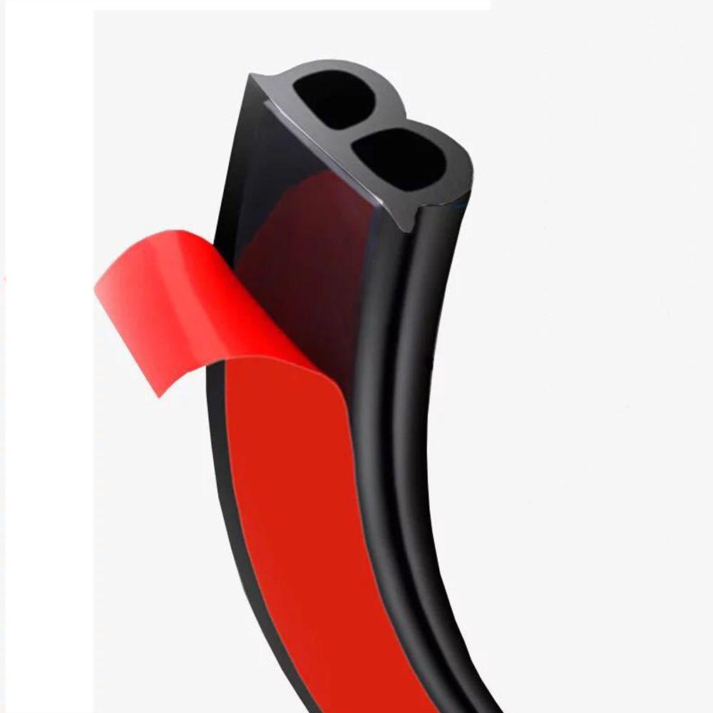 5m Self-Adhesive Rubber Sound Insulation Anti-Dust Weatherstrip Sealants Seal Strip Anti-collision