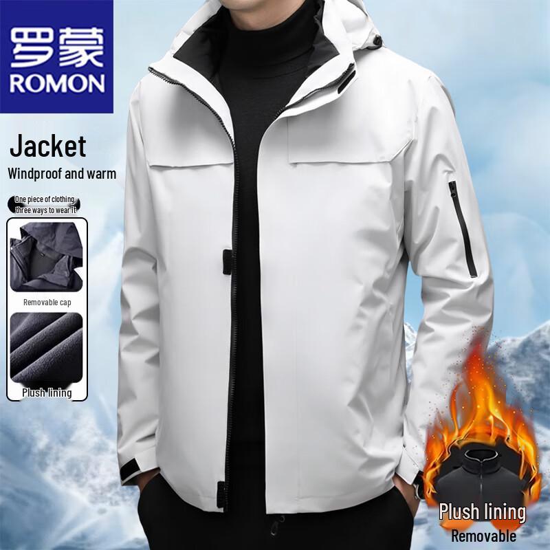 ROMON Men's Autumn/Winter 3-in-1 Outdoor Jacket