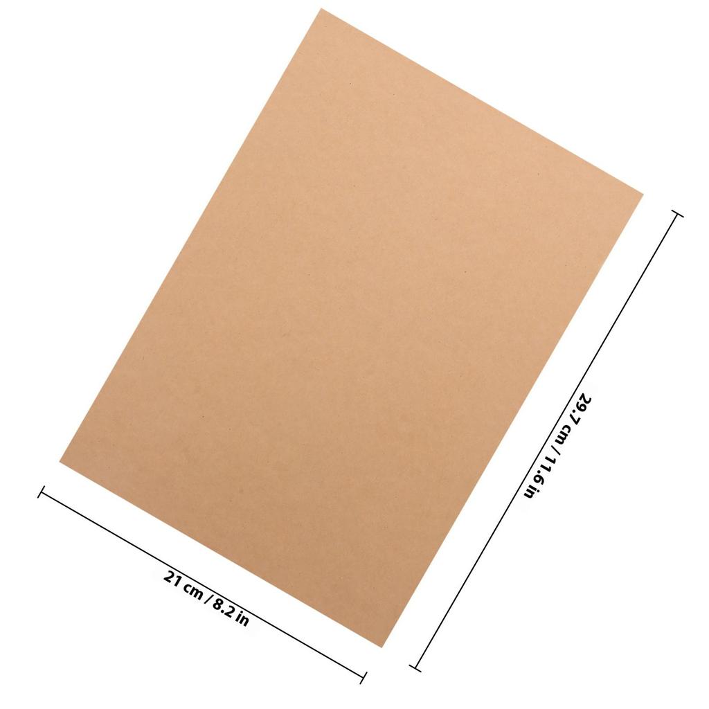 100 Sheets Brown Kraft Card Stock 240G Blank Cards for Card Making Scrapbooking Painting Drawing Crafts Unlined Index Cards
