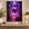 Gengar Custom Name Diamond Painting Personalized 5D Full Drill DIY Diamond Art Home Decor