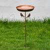 Bird Bath Disk Outdoor Feeder Decorative Bird Feeder Outside Platform for Backyard Garden Yard Decor