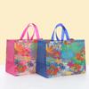 12pcs Floral Reusable Tote Bags Laminated Non Woven Shopping Gift Bags for Birthday Party Classroom Favors Candy Cookie Package
