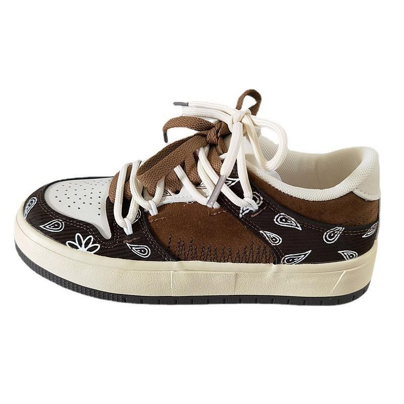 

Легкие кроссовки для мужчин на шнуровке, кроссовки на плоской подошве, женские кроссовки Chaussures Homme, низкая спортивная обувь для мужчин, дизайнерская обувь для женщин 35 коричневый