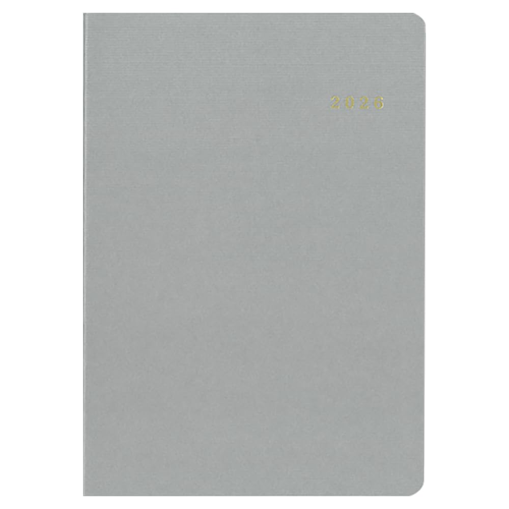 Daigo 2026 Mill Starts March 2026 Planner, Weekly, B6, Gray, E9641, серый
