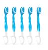 Dental Floss Interdental Smooth Floss 20 5-in-1 Brush, Toothbrush, (Mint, Pieces)