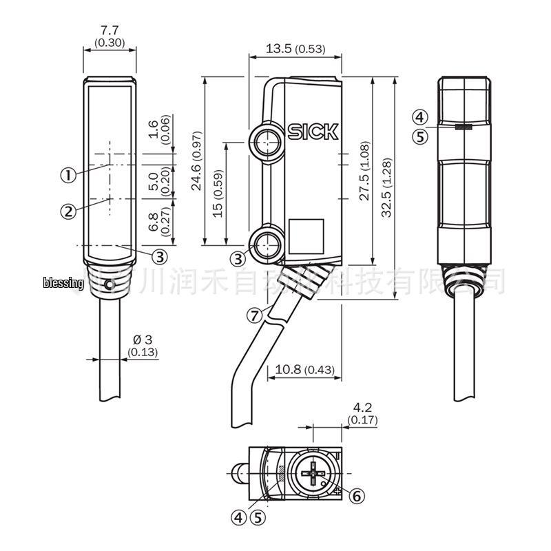 GTB2S-P1451 Sick Photoelectric Sensor Switch, 1060205, Brand New Original. GTB2S-P1451 Reflective Sensor