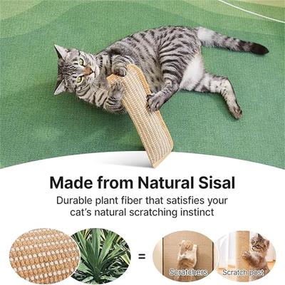 Cats Toy Catnip Pillow For Chewing, Stain-resistant, Self-entertaining And Boredom-relieving Cats Toy, Sisal Cats Scratching Pad With Mint