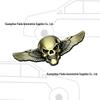 Oni Head Wings Skull Car Tail & Side Decal - Angel Wings Body Sticker