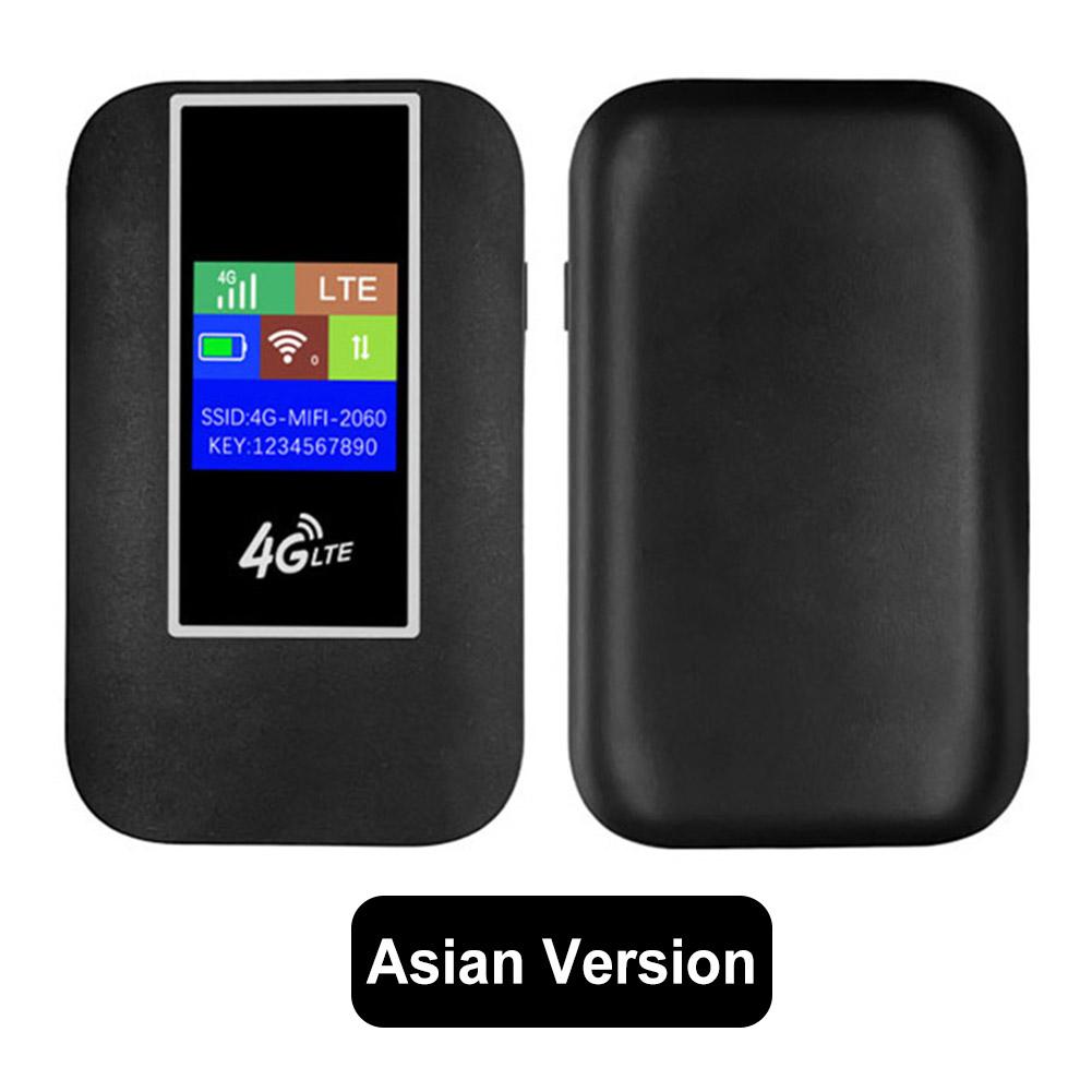 4G LTE Portable WiFi Hotspot Support 8 To 10 Users 150Mbps Pocket Mobile Hotspot with SIM Card Slot Modem Router for Car Travel