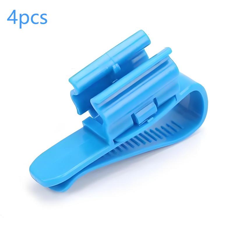 4Pcs Aquarium Filter Water Pipe Filter Hose Bracket, Water Pipe Fixing Clamp, Hose Moving Clamp синий