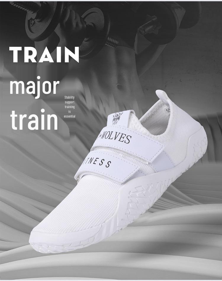 Non-Slip Barefoot Indoor Fitness and Yoga Shoes for Silent Aerobics, Cross-Training, Squats, and Deadlifts
