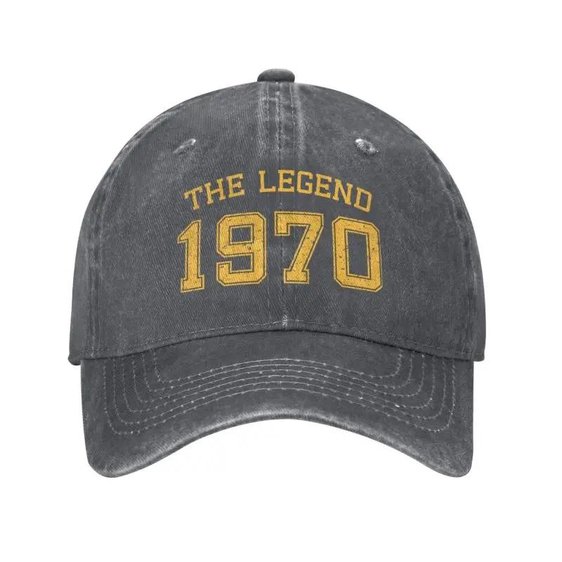 Custom Classic Cotton The Legend Born In Baseball Cap Women Unisex Adjustable Dad Hat Outdoor