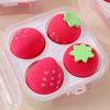 Violeta - Set of 4: Strawberry Makeup Sponge
