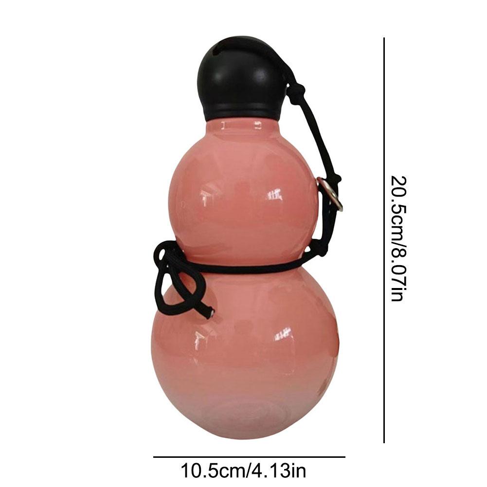 Chinese Retro-Inspired Gourd Water Bottle Gourd Sports Water Bottle 800ML Large Capacity Travel Water Bottle Gifts for Game Fans