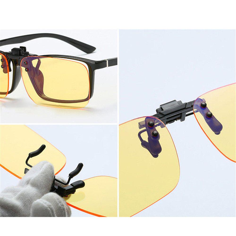Polarized Clip-On Sunglasses UV400 High Definition Frameless Sun Glasses Clips for Men And Women Outdoor Shades Glasses