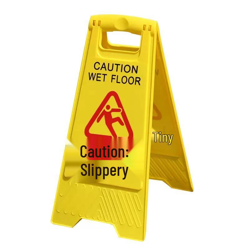 Warning A-Frame Sign: Slippery Floor, Wet Floor, Do Not Park, Under Repair