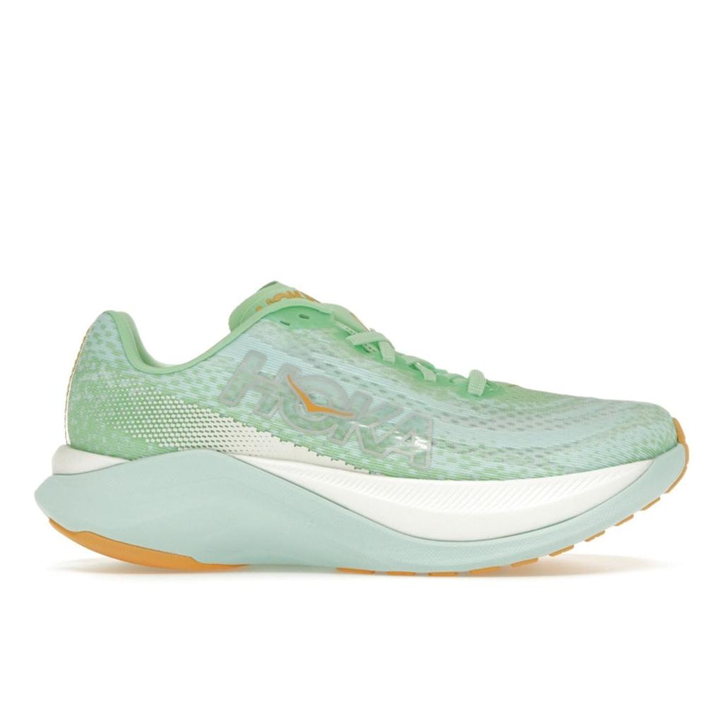 HOKA  Mach X Lime Glow Women Sneakers Blue Sunlit-Ocean 1141451-LGSO