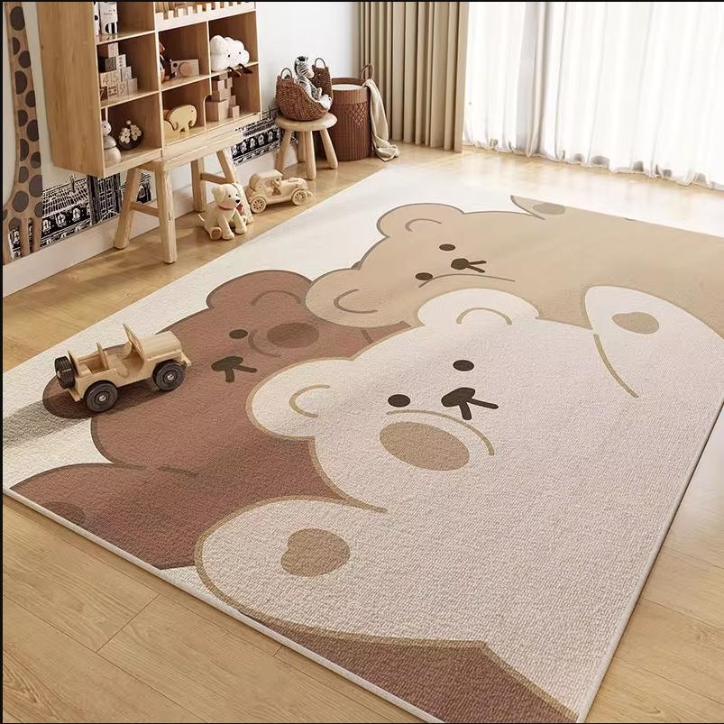 Children's Room Carpet, Living Room Reading Area, Baby Crawling Mat, Bedroom Easy-To-Maintain Home Decoration Carpet