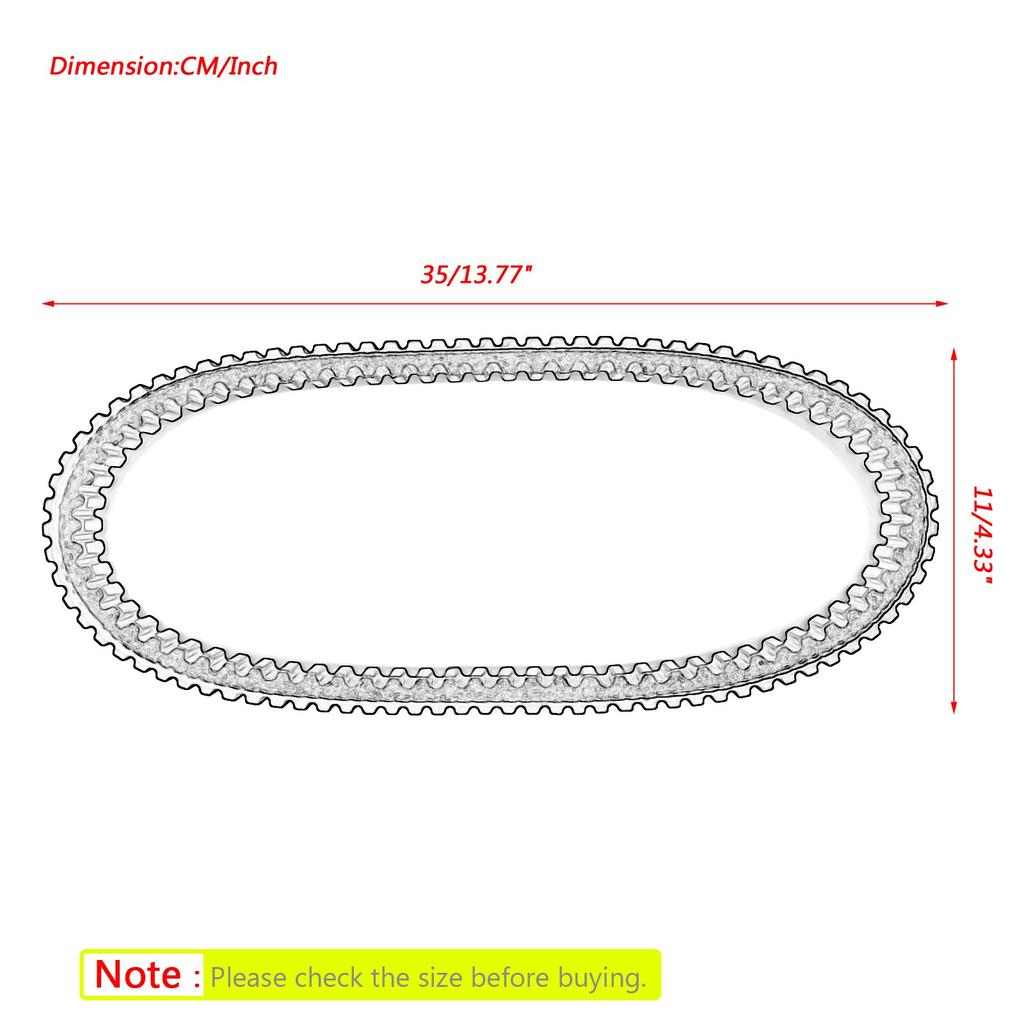 Drive Belt Fit for ACCESS Tomahawk 400, Supermoto 400, MAX5, 22500-E17-000