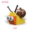 Insect Model Small Particle Building Blocks Spider Scorpion Animal Puzzle Assembly Education Toys for Children Kindergarten Gift
