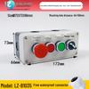 IP65 Waterproof Button Box with Emergency Stop & Indicator Light - 12345-Hole Plastic Enclosure