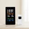 Wireless Weather Station with Indoor Outdoor Temperature Humidity Monitor Digital Thermometer Color LCD Screen