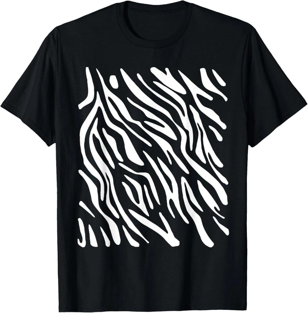 Lustiges Zebra-Muster Zebra-Print Grafik Kostüm Kinder Damen T-Shirt