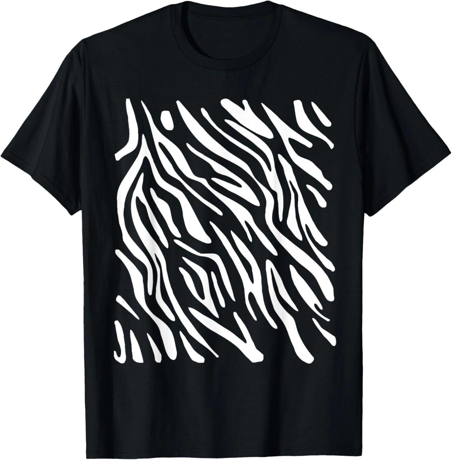 Funny Zebra Print Zebra Pattern Graphic Costume Kids Women T- Shirt XL