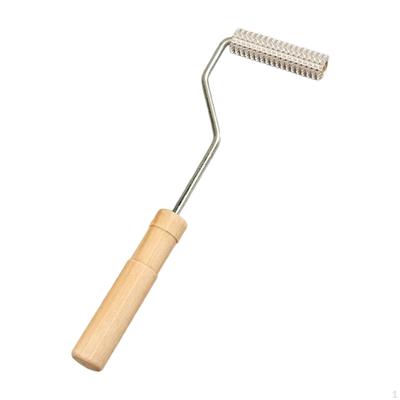 Fiberglas Laminierrolle Bubble Paddle Werkzeug Holzgriff Zubehör Harz