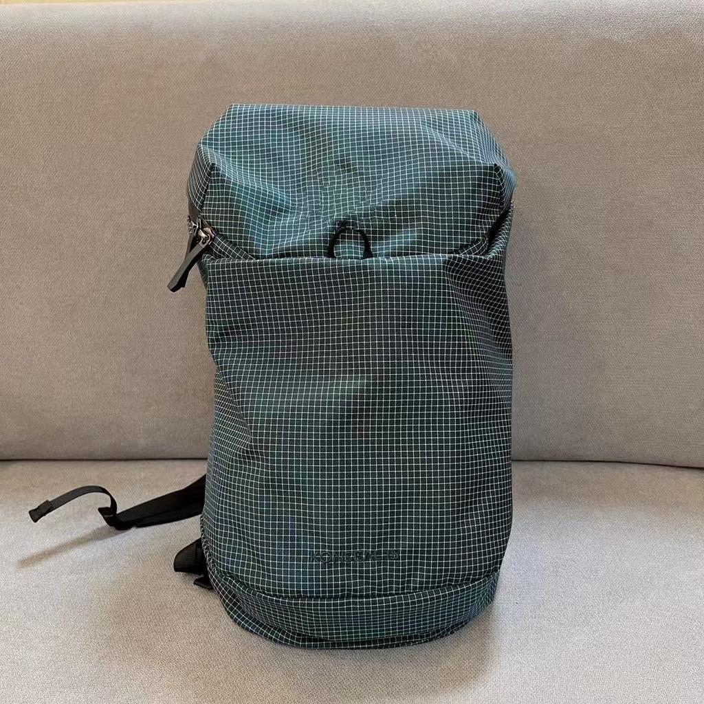 15L Trendy Embroidered Backpack Checkered Outdoor Sports Mountaineering Waterproof Weight Loss Men's and Women's Styles