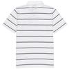 Adidas Striped Logo Sports Casual Short Sleeve Polo Shirt Men Tops White HE7435