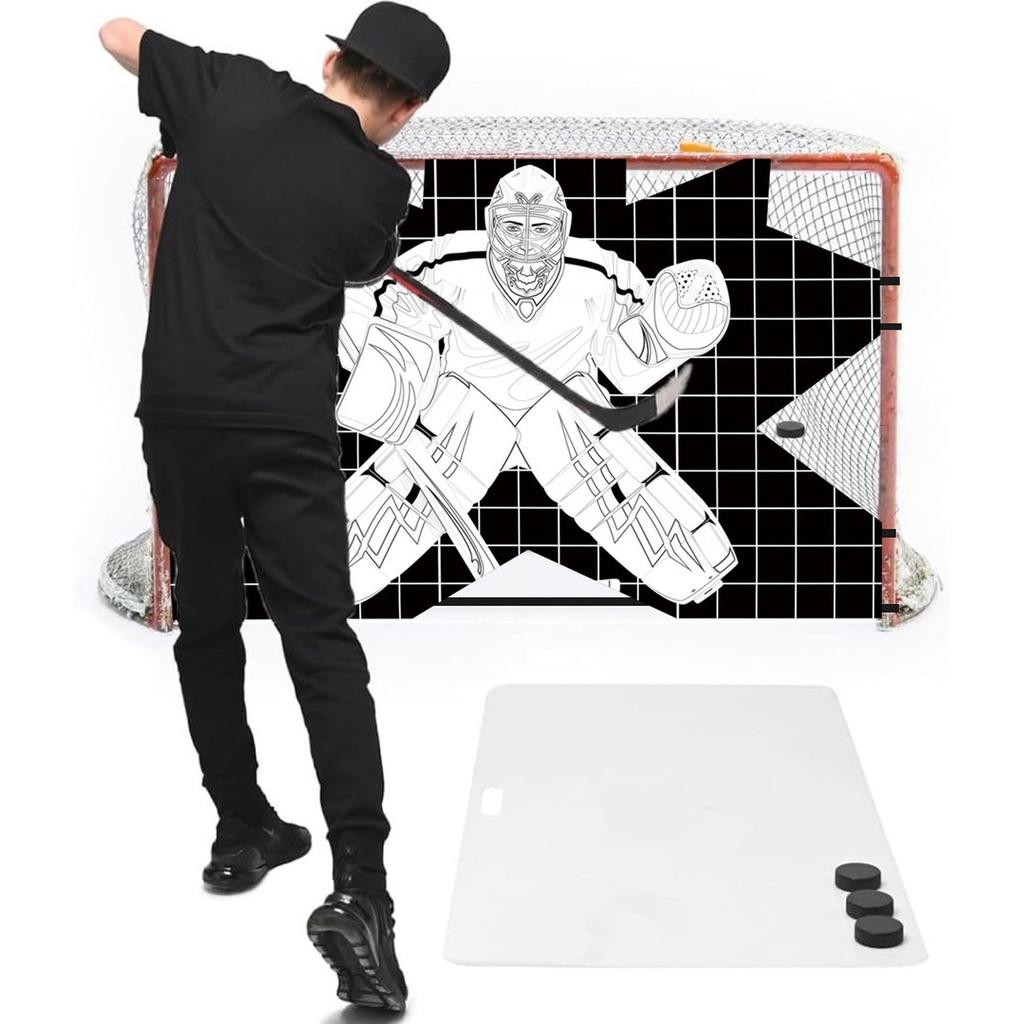 Street Goalie Shooting Target - Tutor Goal Practice Target - Street Net Goalie Target - Easy Attach Targe