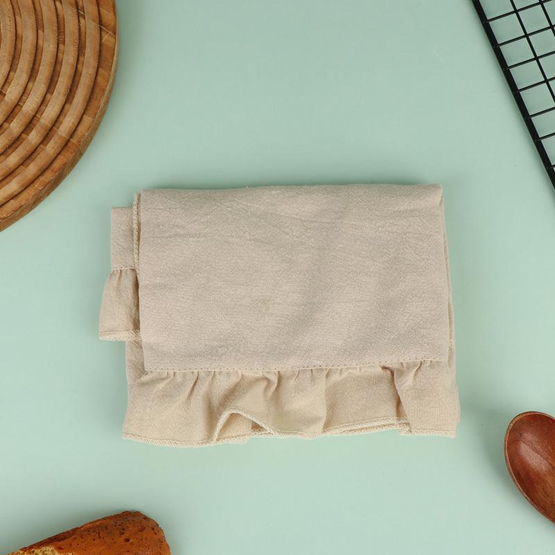 

1/2Pc Cotton Placemats For Table Cotton Ruffule Napkins For Plate Soft Flounced Wedding Party Decoration House Table WarmingGift