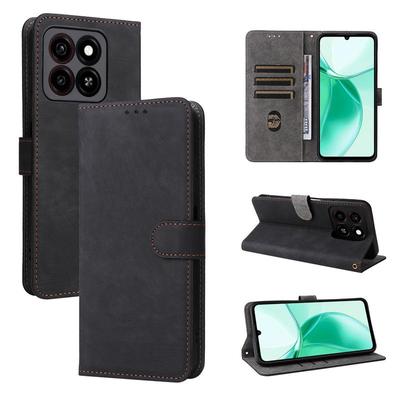Flip Cover For ZTE Blade A35/Blade A55 Leather Case [Flip Vintage Leather] Shockproof Durable Retro Phone Case