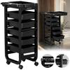 Hairdressing Assistant Trolley for Dyeing, Cabinet with Drawers On Wheels