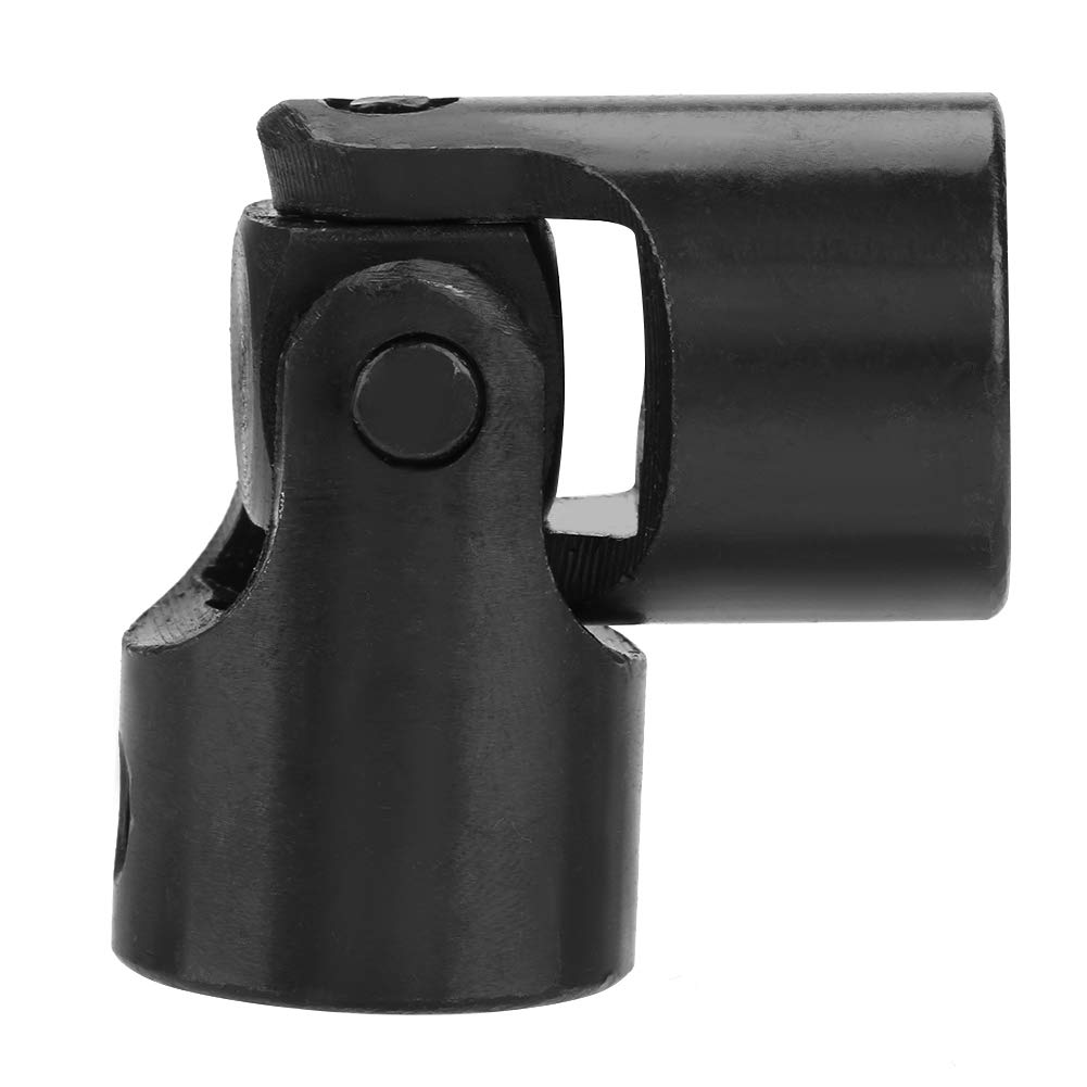 Universal Joint Steering Black Shaft Coupling Motor Connector U Joint Coupler 12x24x56mm