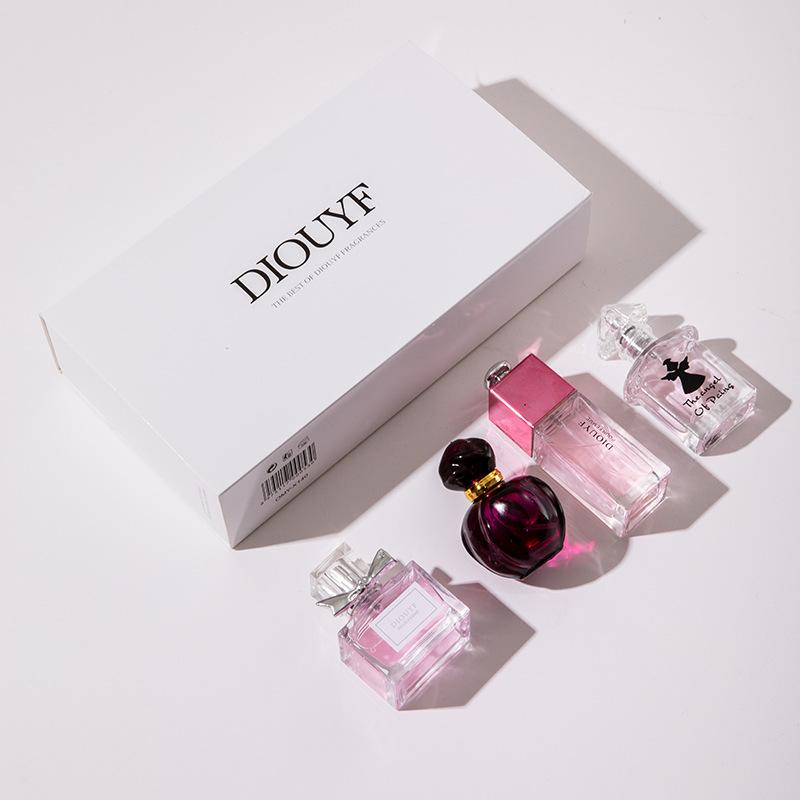 Women's Perfume Gift Box Beautiful Girl Three-piece Set Women's Fragrance Lasting Light Fragrance Fresh Set