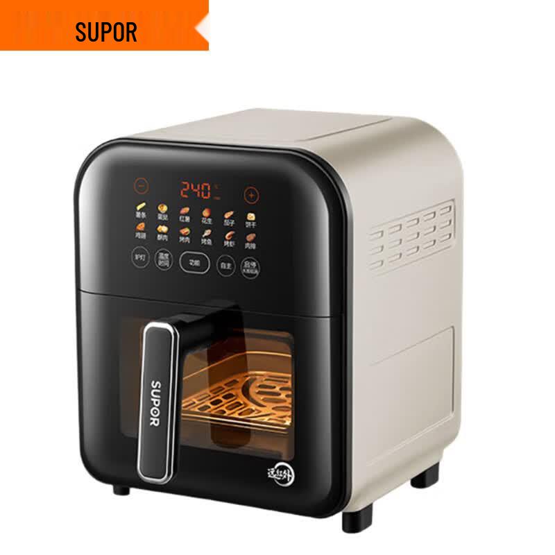 SUPOR 6L Smart Steam Air Fryer with Visual Window CN plug (adapter included)