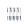 Pentel Flow Tune Oil-Based Ballpoint Pen 0.3mm Black Pack of 10