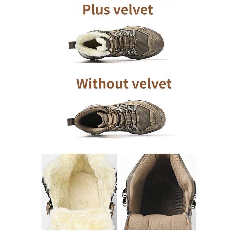 Comfortable Men's Hiking Boots Casual Sneakers Daily Walking Travel Shoes Fashionable Treking Footwear Lightweight Mesh Shoes