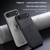 For iPhone Air Case Deer Pattern Cloth Texture PU + PC + TPU Phone Cover