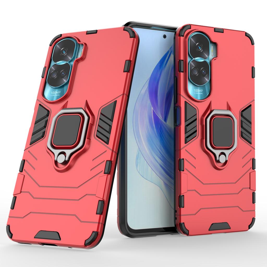 Nárazuvzdorné pouzdro Armour For Honor 100 90 80 80SE 70 60 60SE 50 50SE 30 30S Pro Plus Lite 5G Zadní kryt kovového kroužku s nárazníkem