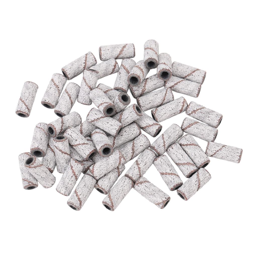 100pcs Nail Sanding Band Mini Multi Functional Portable Nail Drill Sanding Band for Manicure