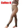 Fleece Lined Tights Women Leggings Thermal Pantyhose Fake Translucent Tights High Waisted Winter Warm Sheer Tight ( 80g No Fleece)
